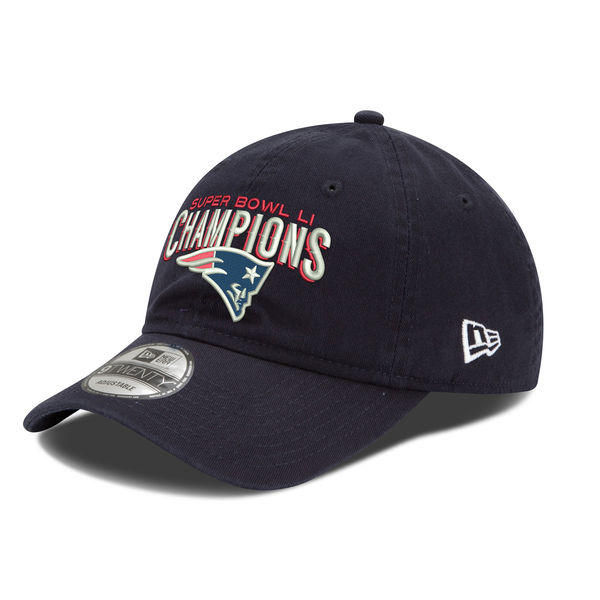 New England Patriots New Era Super Bowl LI Champions 9TWENTY Adjustable Hat - Navy